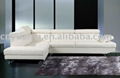 white sectional sofa