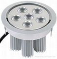 Square Recessed  LED Downlight 3-8w 1