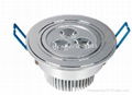 Square Recessed  LED Downlight 3-8w 5