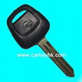 Nissan Sentra transponder key shell with