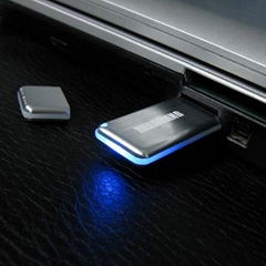 mini metal USB flash drive with Led