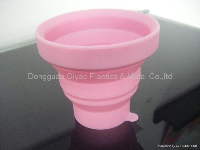 promotion FDA silicone folding cup