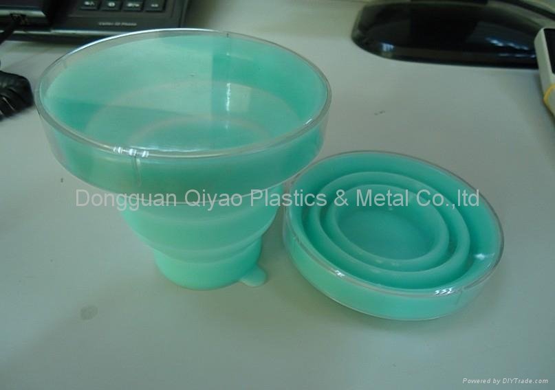 promotion FDA silicone folding cup 2