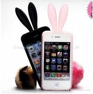 silicone rabito iphone4g case