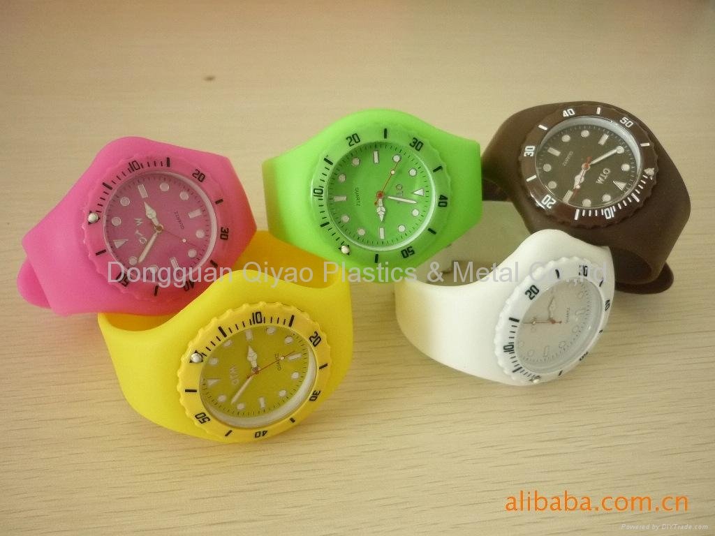 promotion silicone jelly watches for sports