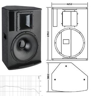 professional live sound equipment Pro audio dj equipment passive PA speakers 2