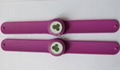 Quartz silicone slap watches 2