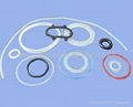 Colored silicone rubber o-ring seals