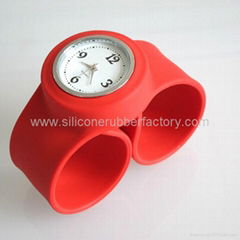 Silicone wristband watches