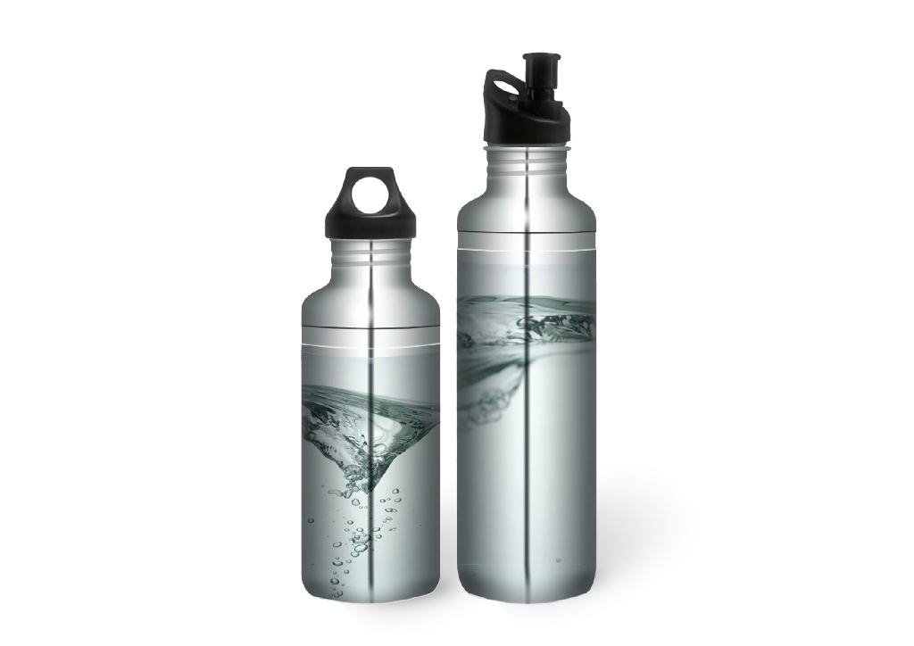 stainless steel wide mouth bottle straight type 350-1200ml 3