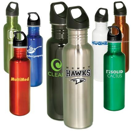 stainless steel single wall water bottle