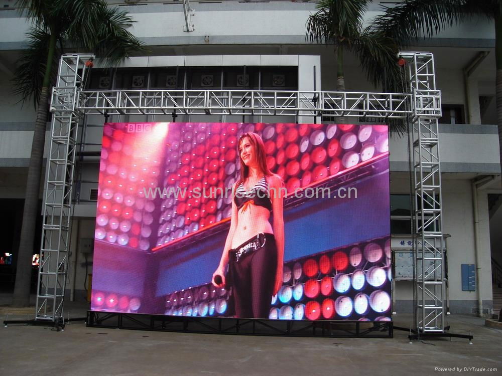 Full color led curtain display 2