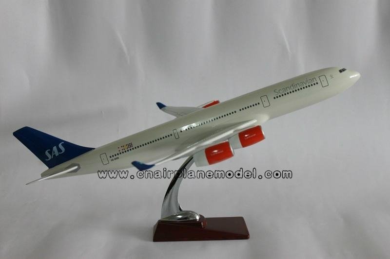 批發供應航空模型A340北歐航空模型飛機模型32cm 2