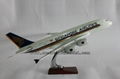 Resin airplane model plane A380 Singapore Airlines 47cm 2