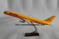 Resin airplane model B757 DHL 46cm model plane 1