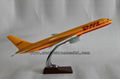 Resin airplane model B757 DHL 46cm model plane 2