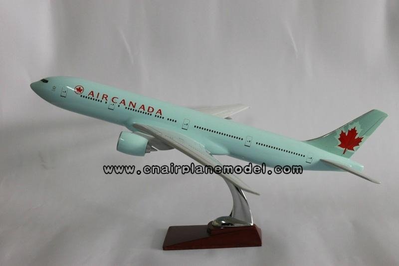 批发供应飞机模型B777加拿大航空模型47cm 