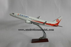 resin airplane model B737-800 OK Air