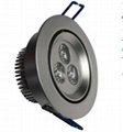 3*1W LED Downlight with CE ROHS