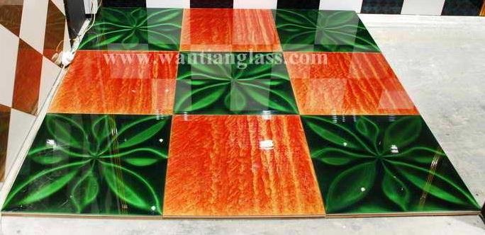 Wantian 3D glass flooring tile 5
