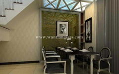 Wantian 3D decorative glass in living room