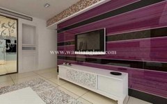Wantian 3D glass tile for TV background