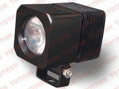 2inch 10W 9-32V Square 900 Lumen LED Work Light 