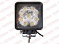 4inch 27W 9-32V Square LED Work Light 2