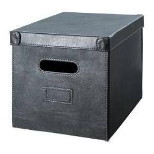 leather storage box