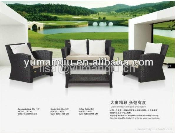 Discount sofa Rattan/Wicker Outdoor Furniture Set