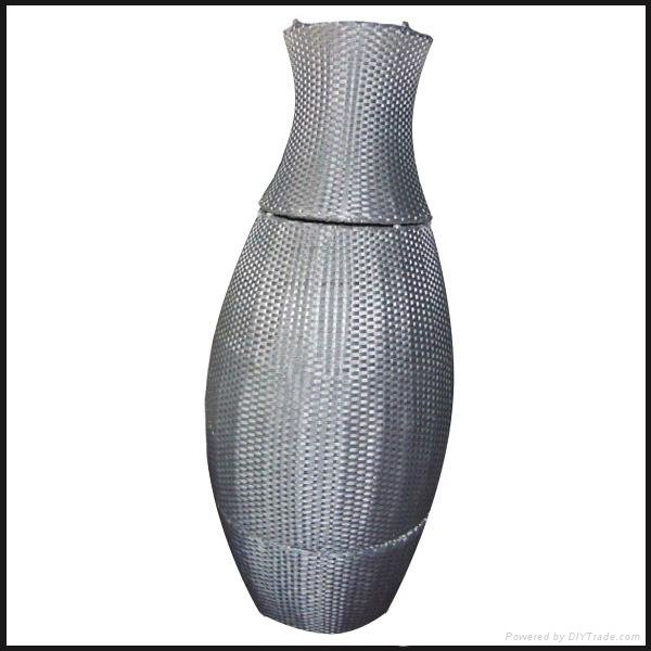 2012 new design vase dining set wicker furniture  4