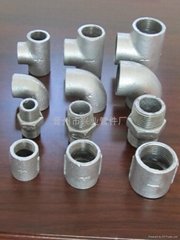 Hot dipped Galv.Malleable iron pipe fittings