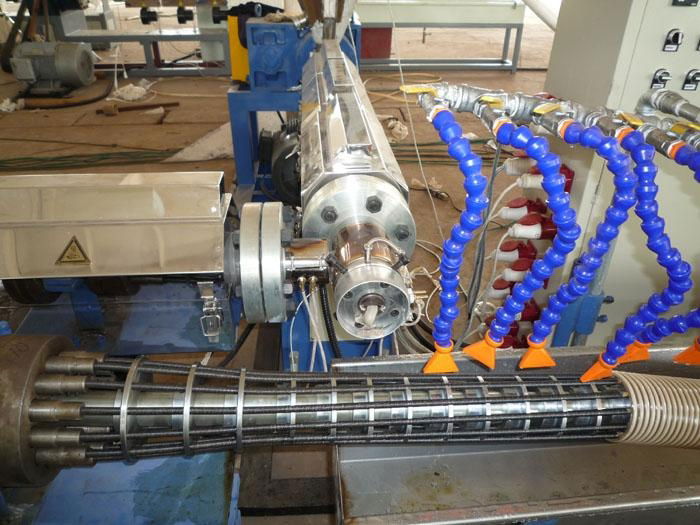 plastic sprial hose production line 2