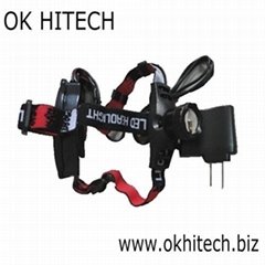 LED miner headlamp headlight headtorch