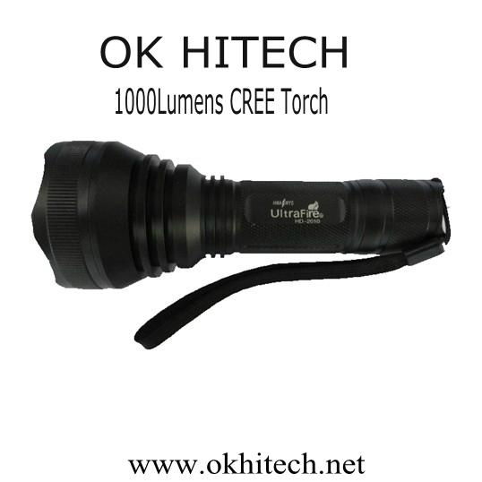 High power led flashlight torchlight