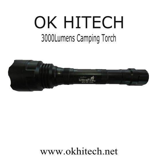 High power led flashlight torchlight 4