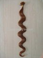 100%flate tip human hair extension