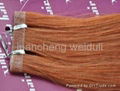 100%remy skin weft human hair extension 4