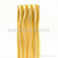 100%remy skin weft human hair extension 5