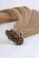 100%remy I tip human hair extension 2