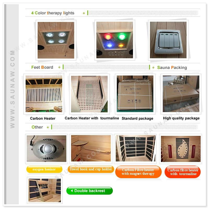 Modern Infrared Sauna GW-2H7A-01 5