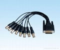 DB 15PIN to 8 BNC cable 1