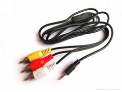 DC TO 3RCA cable