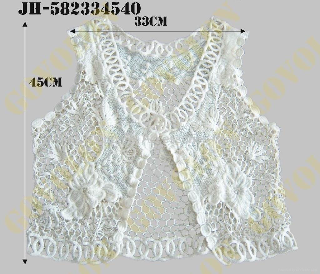 Embroidered Lace Waistcoat  2