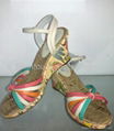 Color high heel sandal 1