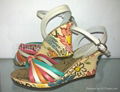 Color high heel sandal 2