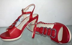 High heel lady shoes