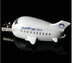 plane shape usb flash drive with logo