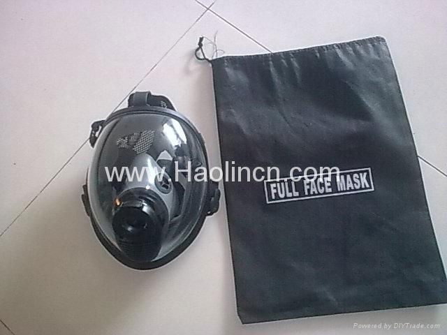 CE approved 100% Silicone gas mask for breathing apparatus 4