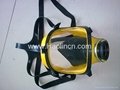 CE qualified 100% Silicone gas mask for breathing apparatus